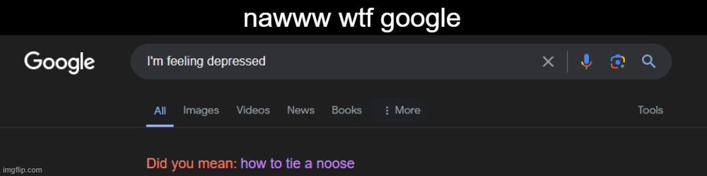 nawww wtf google | made w/ Imgflip meme maker