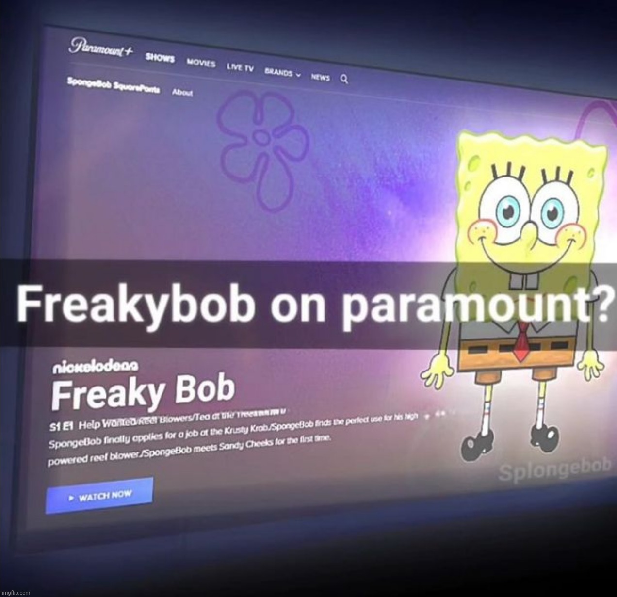 "freaky bob" I AINT WATCHIN THAT | made w/ Imgflip meme maker