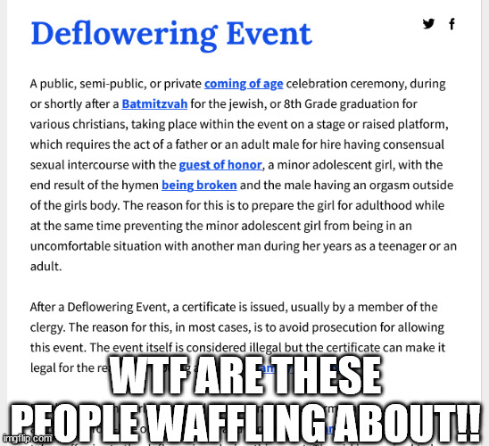 WTF ARE THESE PEOPLE WAFFLING ABOUT!! | image tagged in msmg,weird stuff of urban dictionary | made w/ Imgflip meme maker