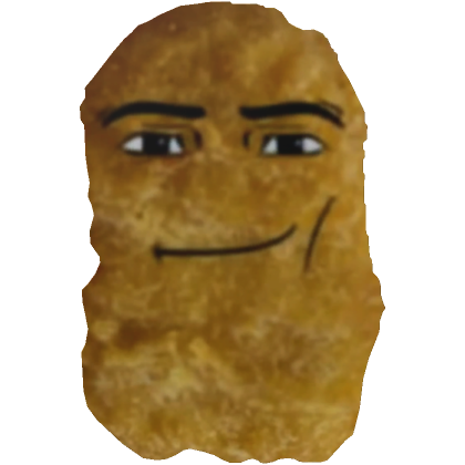 High Quality roblox chicken nugget Blank Meme Template