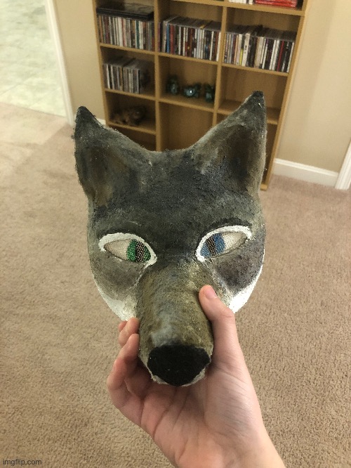 Bought this off of Etsy | image tagged in wolf | made w/ Imgflip meme maker