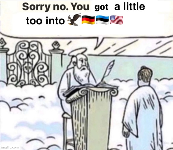 Th | 🦅🇩🇪🇪🇪🇺🇲 | image tagged in you got a little too into x | made w/ Imgflip meme maker