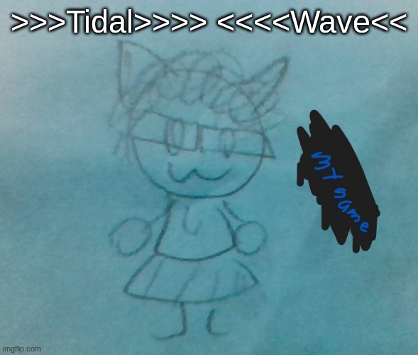 bda neko arc | >>>Tidal>>>> <<<<Wave<< | image tagged in bda neko arc | made w/ Imgflip meme maker