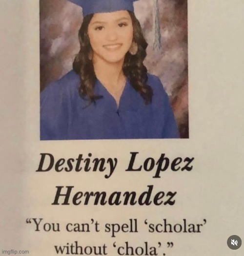 Destiny | image tagged in latina,graduation | made w/ Imgflip meme maker