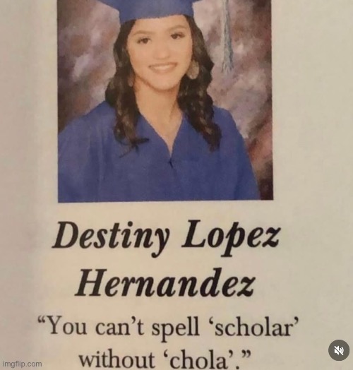 Latina scholar | image tagged in graduation,scholar | made w/ Imgflip meme maker