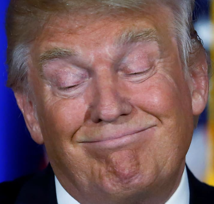 Trump smile Blank Meme Template