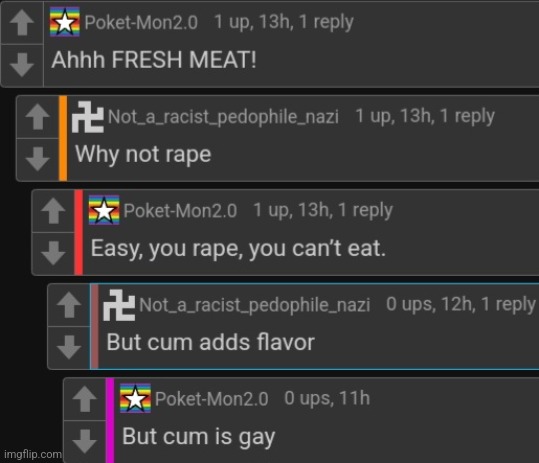 Link in comments | image tagged in cursed,mod is horny rn,rape,cum | made w/ Imgflip meme maker