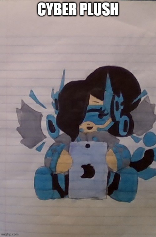 Cyber as a plushie | CYBER PLUSH | made w/ Imgflip meme maker
