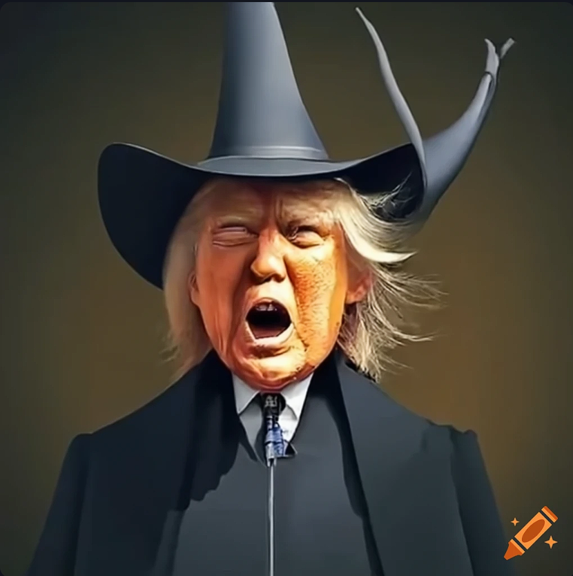 Donald Trump witch-hunt Blank Meme Template