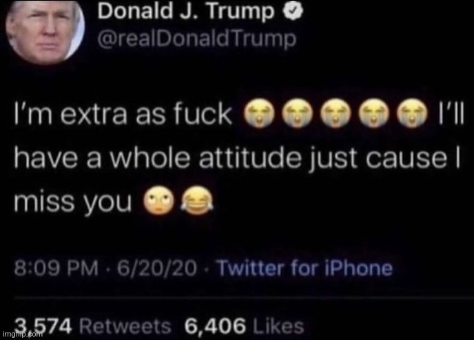 why did Donald tweet this | made w/ Imgflip meme maker