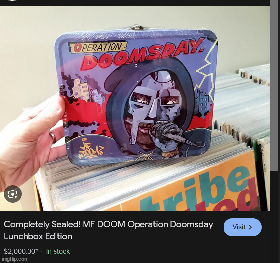 GOD why does mf doom merch cost so much | made w/ Imgflip meme maker