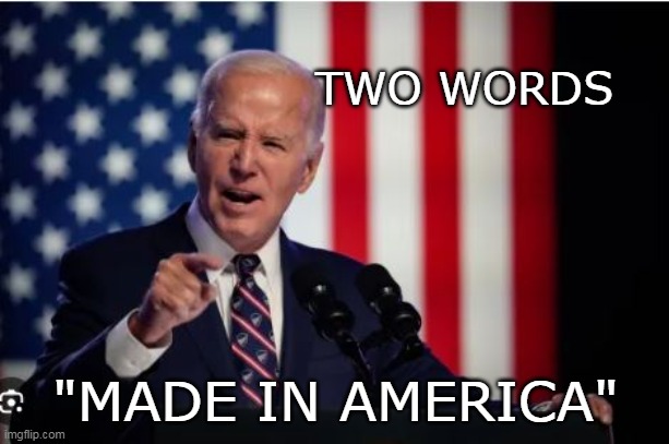 TWO WORDS "MADE IN AMERICA" | made w/ Imgflip meme maker