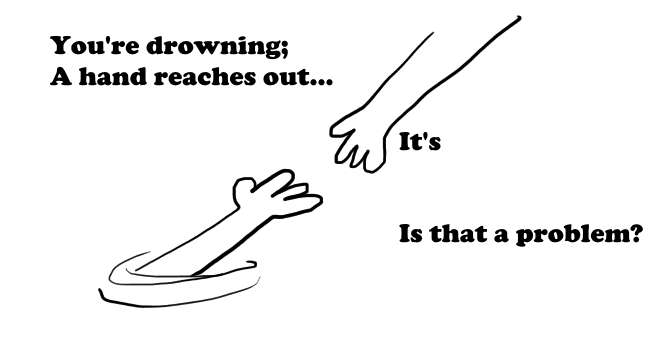 High Quality You're Drowning Blank Meme Template