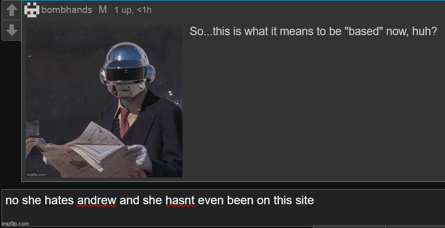 made w/ Imgflip meme maker