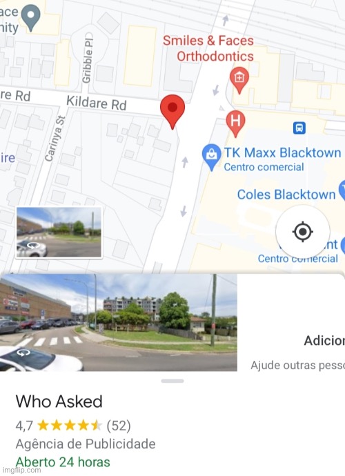 Google Maps Who Asked | image tagged in google maps who asked | made w/ Imgflip meme maker