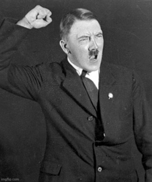 Angry Hitler | image tagged in angry hitler | made w/ Imgflip meme maker