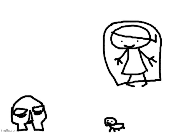 ok heresm y drawing of a female | made w/ Imgflip meme maker