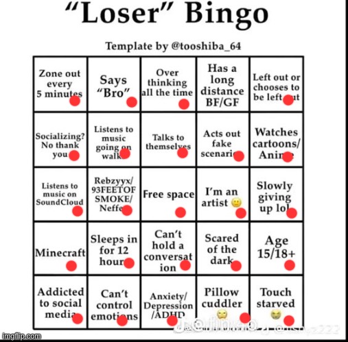 The hell | image tagged in loser bingo | made w/ Imgflip meme maker
