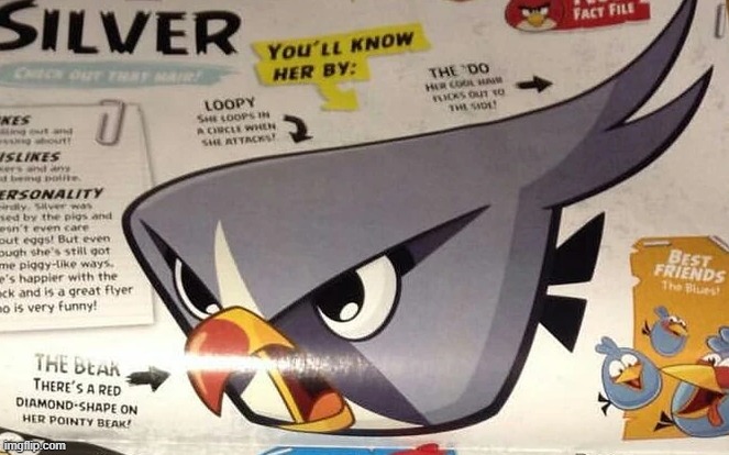 Here's another diagram of Silver for you angry birds | made w/ Imgflip meme maker