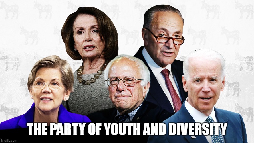 THE PARTY OF YOUTH AND DIVERSITY | made w/ Imgflip meme maker