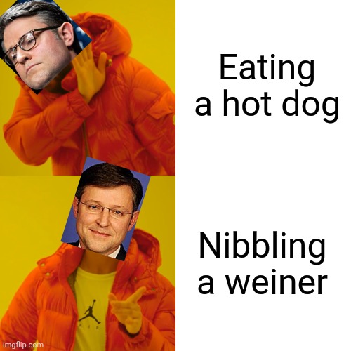 Drake Hotline Bling Meme | Eating a hot dog Nibbling a weiner | image tagged in memes,drake hotline bling | made w/ Imgflip meme maker