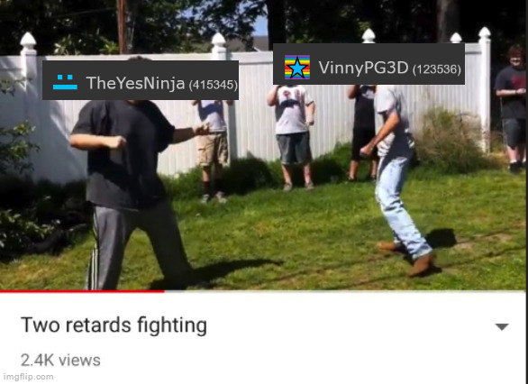Two retards fighting | image tagged in two retards fighting | made w/ Imgflip meme maker