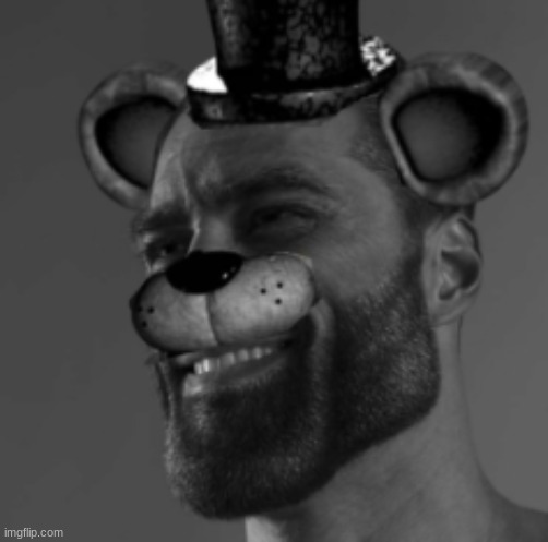 fnaf giga chad | image tagged in fnaf giga chad | made w/ Imgflip meme maker
