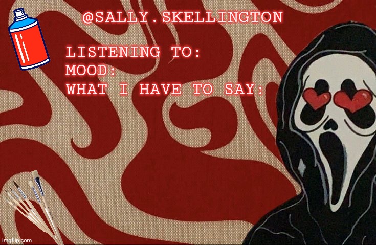 Sally announcement Blank Meme Template