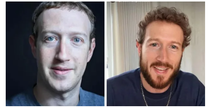 High Quality Zuckerberg Beard Blank Meme Template