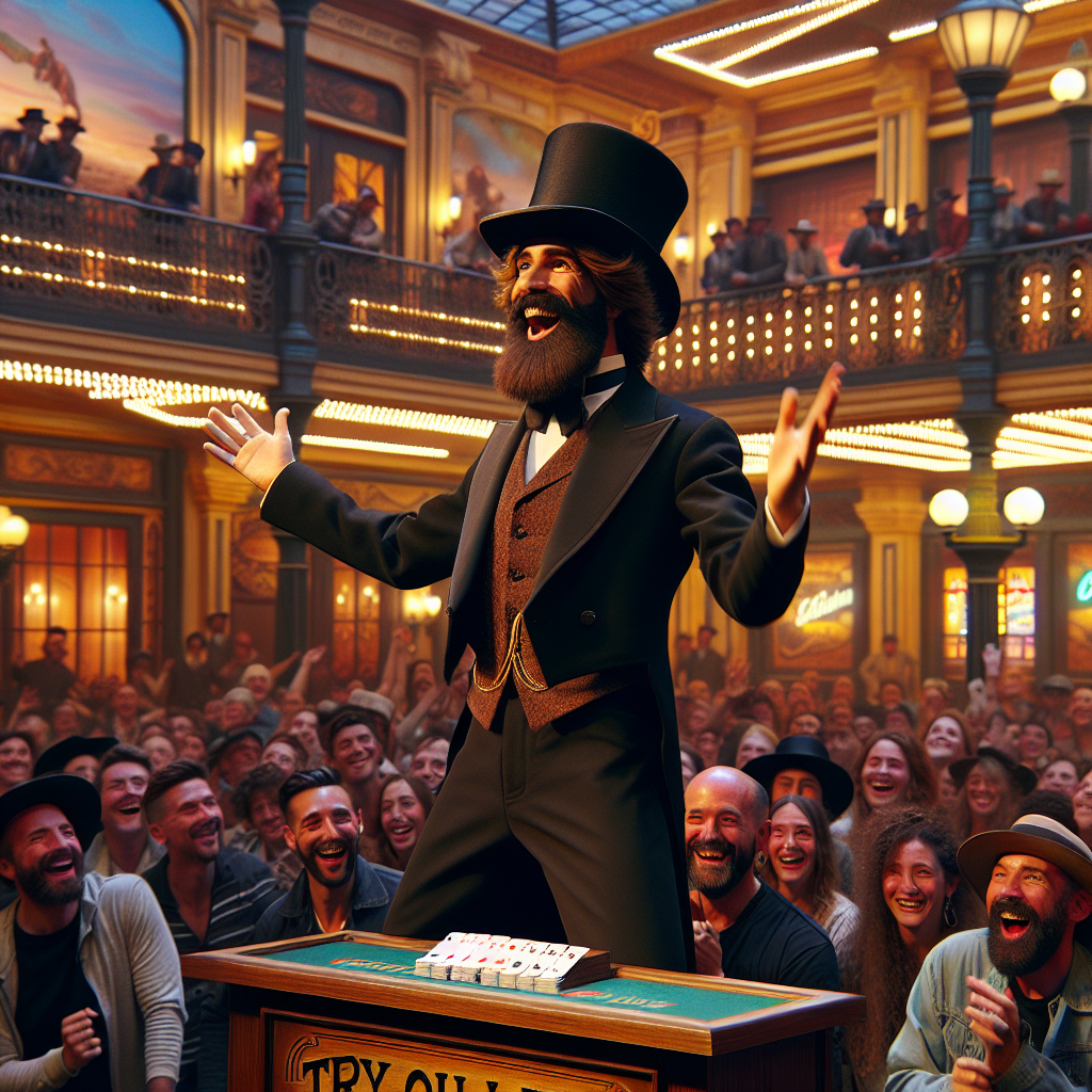 Abraham Lincoln promoting gambling Blank Meme Template