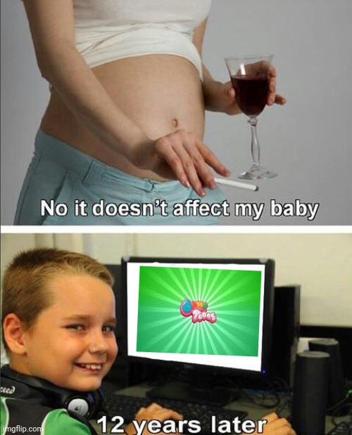 No it doesn't affect my baby | image tagged in no it doesn't affect my baby | made w/ Imgflip meme maker