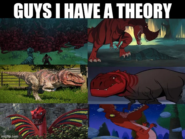 I don't know. | image tagged in guys i have a theory,dinosaurs,dragons,httyd,jurassic park,jurassic world | made w/ Imgflip meme maker