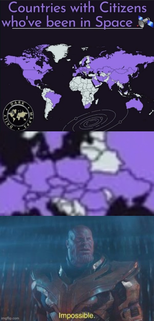 POLAND CAN INTO SPACE CONFIRMED | image tagged in thanos impossible | made w/ Imgflip meme maker