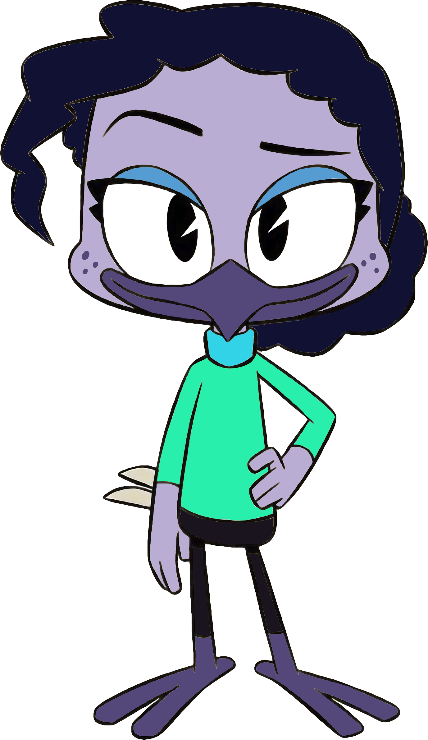 Violet Sabrewing Blank Meme Template