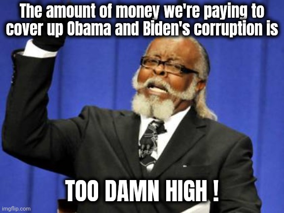 More "Foreign Aid" | The amount of money we're paying to cover up Obama and Biden's corruption is; TOO DAMN HIGH ! | image tagged in too damn high,ukraine,war,government corruption,arrogant rich man,zelensky | made w/ Imgflip meme maker