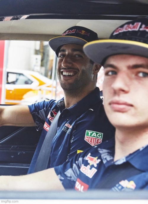 Verstappen and Ricciardo | image tagged in f1 | made w/ Imgflip meme maker