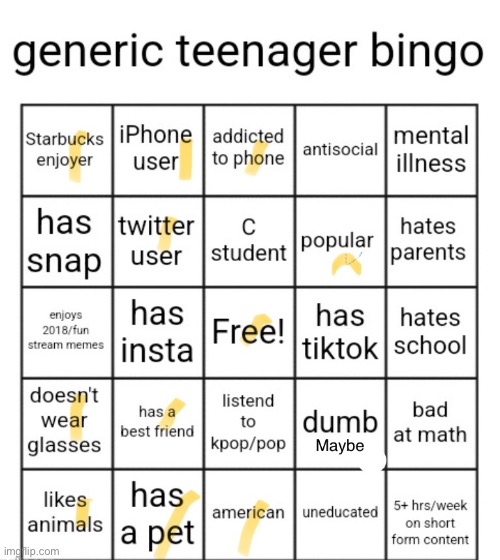 I am 13 almost 14 | image tagged in teenagers,fun,bingo | made w/ Imgflip meme maker