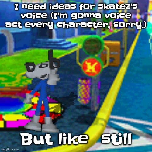 GRAAGHHHH | I need ideas for skatez's voice (I'm gonna voice act every character, sorry.); But like  still | image tagged in dob flips you off | made w/ Imgflip meme maker