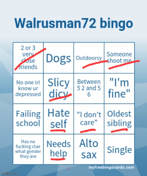 Beginning of the year I would have had 4 bingos | made w/ Imgflip meme maker