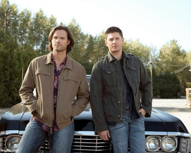 Sam and Dean Winchester | image tagged in sam and dean winchester | made w/ Imgflip meme maker