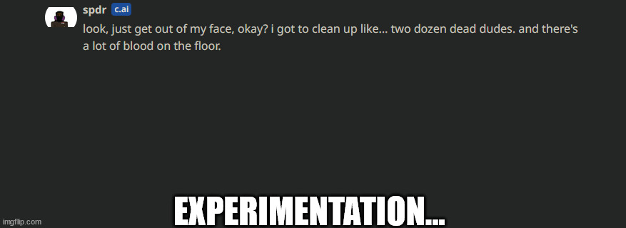 experimentation | EXPERIMENTATION... | made w/ Imgflip meme maker