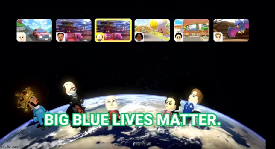 Big Blue Lives Matter | made w/ Imgflip meme maker