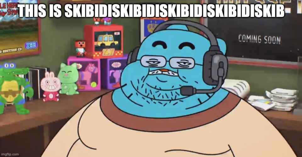 discord moderator | THIS IS SKIBIDISKIBIDISKIBIDISKIBIDISKIB | image tagged in discord moderator | made w/ Imgflip meme maker