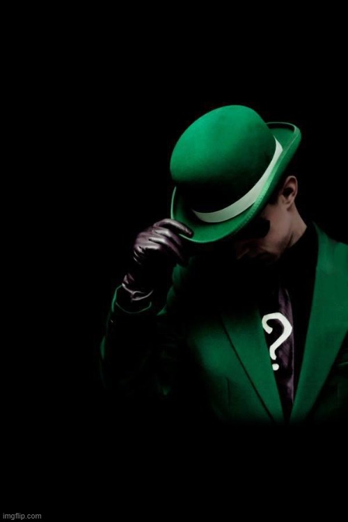 The Riddler | image tagged in the riddler | made w/ Imgflip meme maker