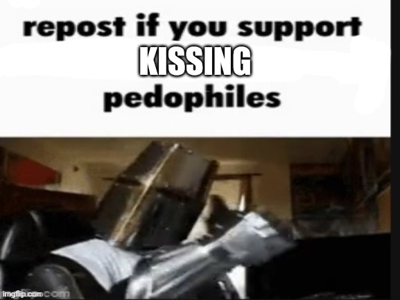 repost if you support beating the shit out of pedophiles | KISSING | image tagged in repost if you support beating the shit out of pedophiles | made w/ Imgflip meme maker