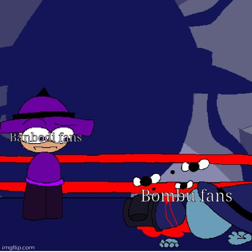 Bombu Fans is dead | Banbodi fans; Bombu fans | image tagged in banbodi looking at dead pracdi,banbodi is king,bombu is bullshit,banbodi,pracdi | made w/ Imgflip meme maker