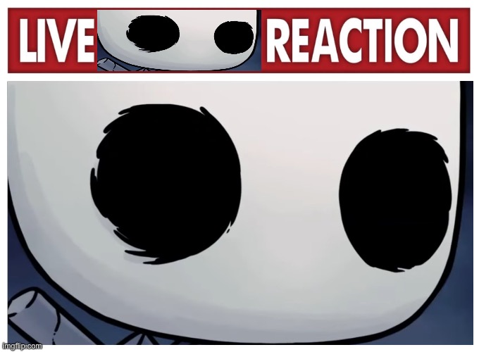 live SL reaction | image tagged in hollow knight | made w/ Imgflip meme maker