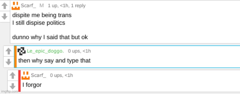 made w/ Imgflip meme maker