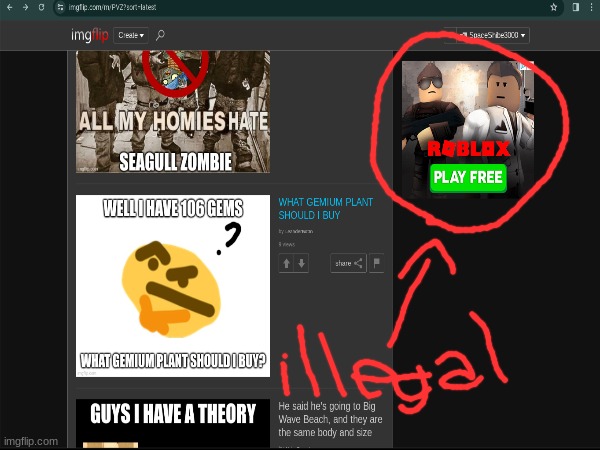 OH NO, I GOT AN ILLEGAL FAKE ROBLOX AD | image tagged in illegal,roblox,ad,advertisement,fake,illegal fake roblox advertisement | made w/ Imgflip meme maker
