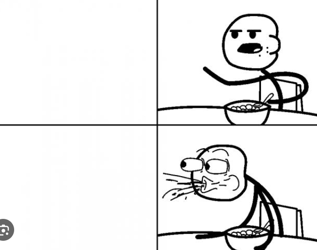 High Quality cereal guy Blank Meme Template